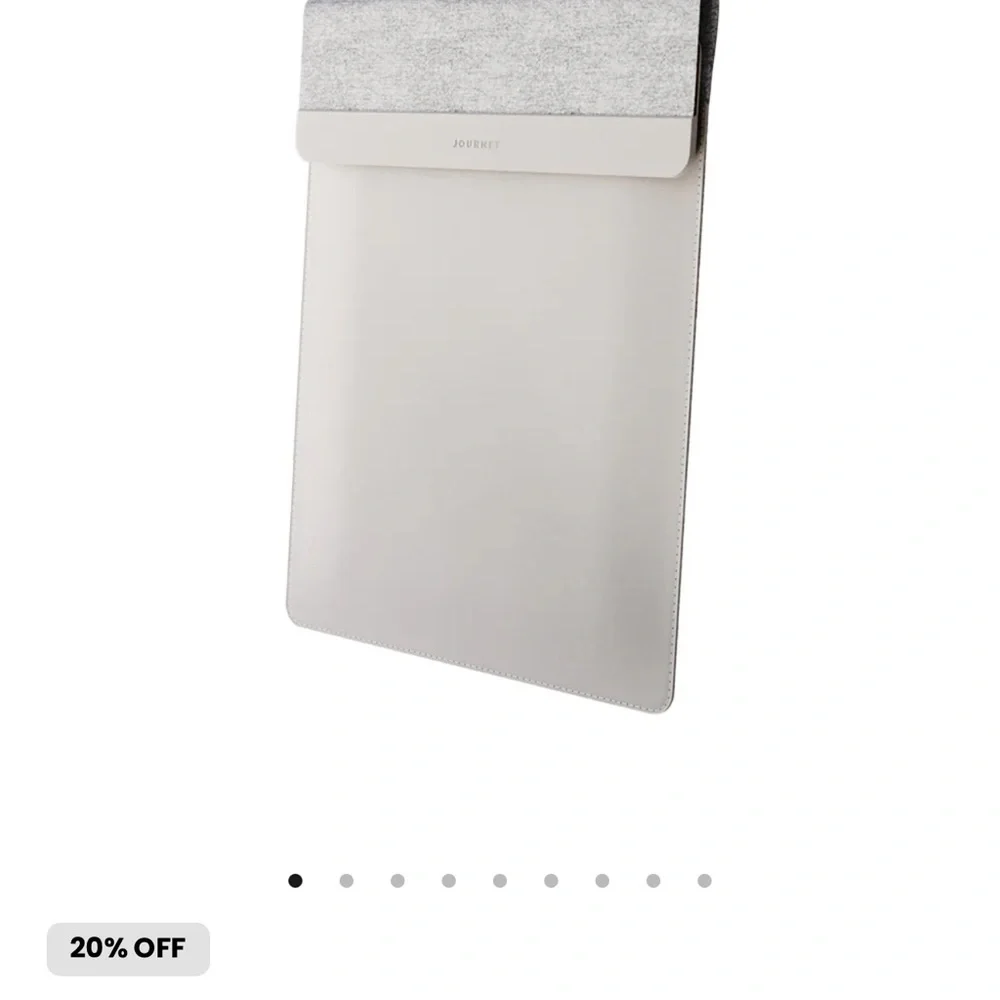 NEW! Box open but not used! Dove Grey Laptop Sleeve